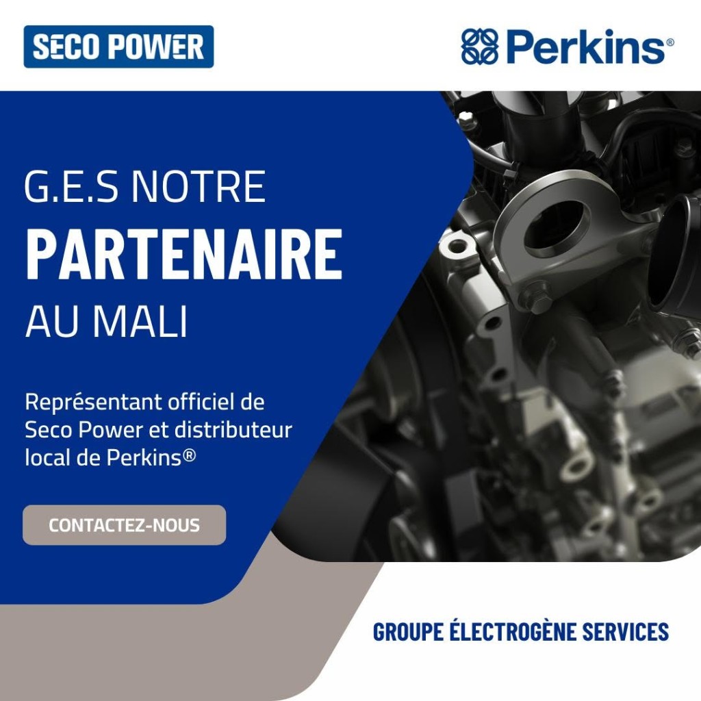 Seco Power — GES notre partenaire au Mali, représentant officiel et distributeur local Perkins